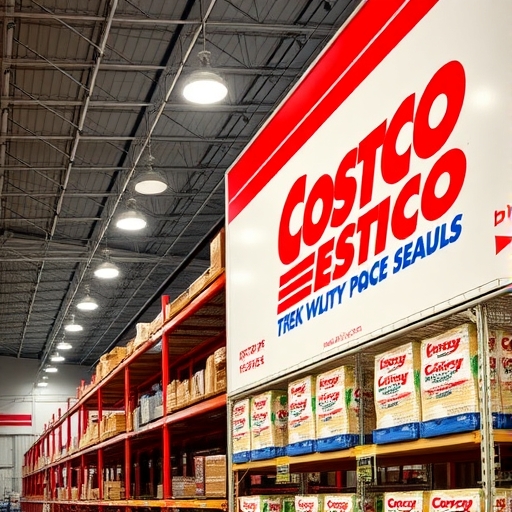 Costco店內部景象