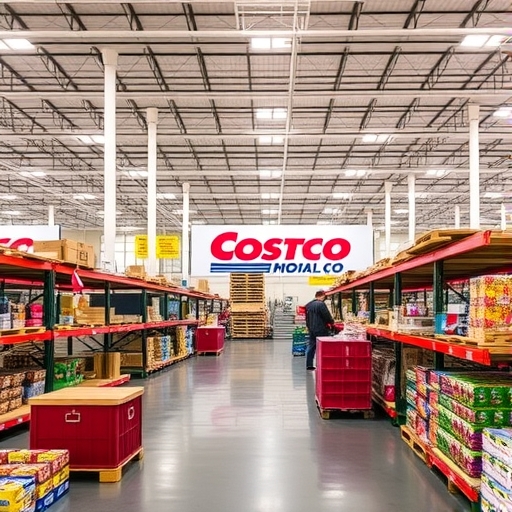 Costco店內部景象