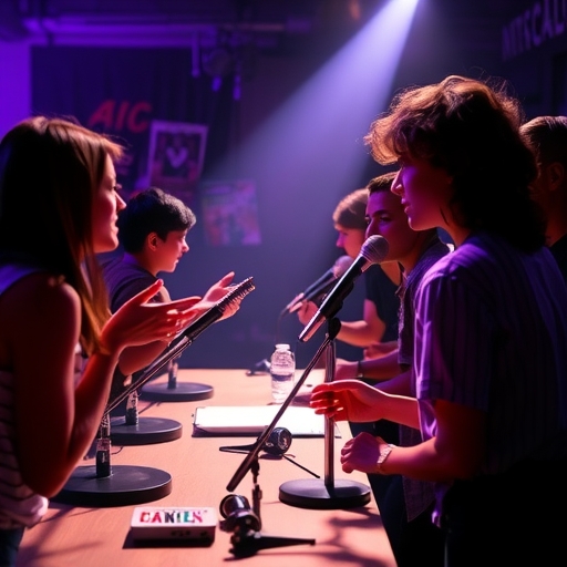 創意藝術家與粉絲互動