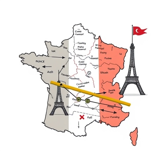 法國政治不穩定的插圖