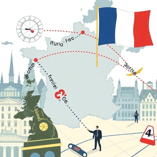 法國經濟危機的插圖