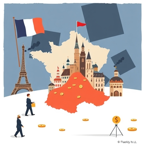 法國公共債務的插圖