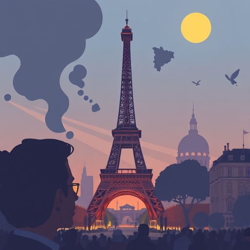 法國經濟危機的插圖