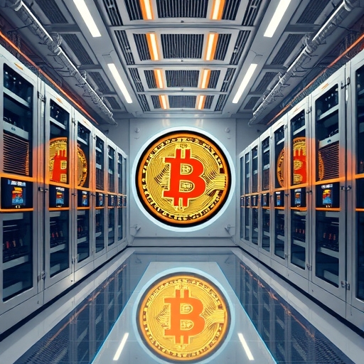 一個未來感十足的比特幣挖礦設施