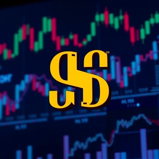 高盛標誌與股市圖表