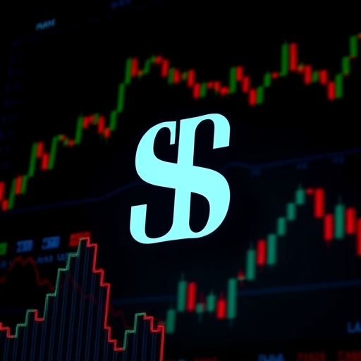 高盛標誌與股市圖表