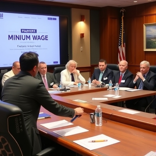 政府會議討論最低工資