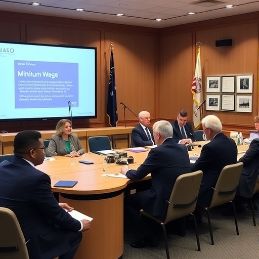 政府會議討論最低工資