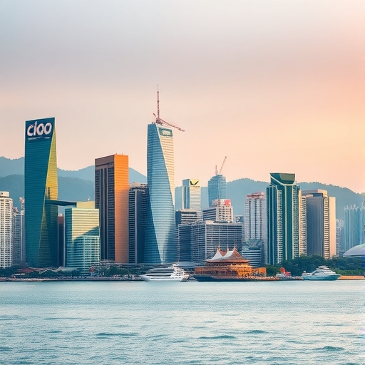 高雄現代建築的天際線