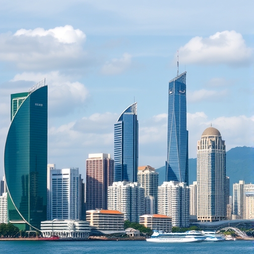 高雄現代建築的天際線