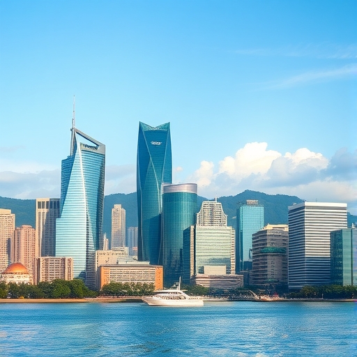 高雄現代建築的天際線