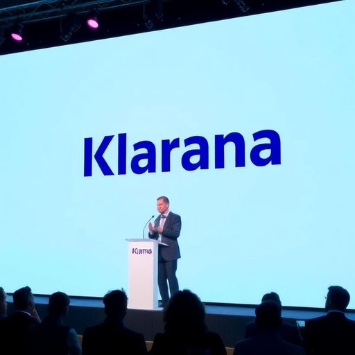 Klarna首次公開募股啟動活動現場