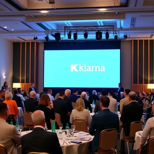 Klarna首次公開募股啟動活動現場