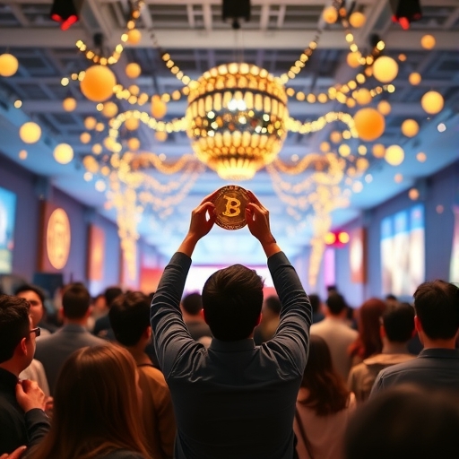 韓國投資者慶祝加密貨幣成功