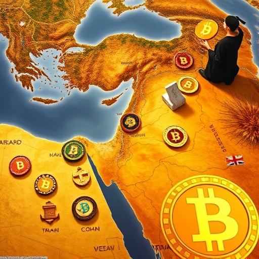中東地區衝突與數字貨幣的圖像