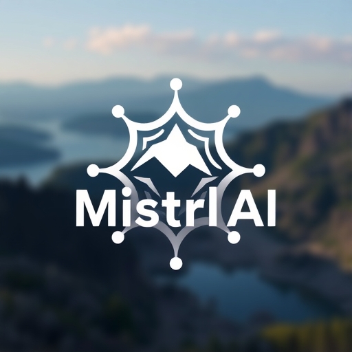 Mistral AI的開放原始碼標誌