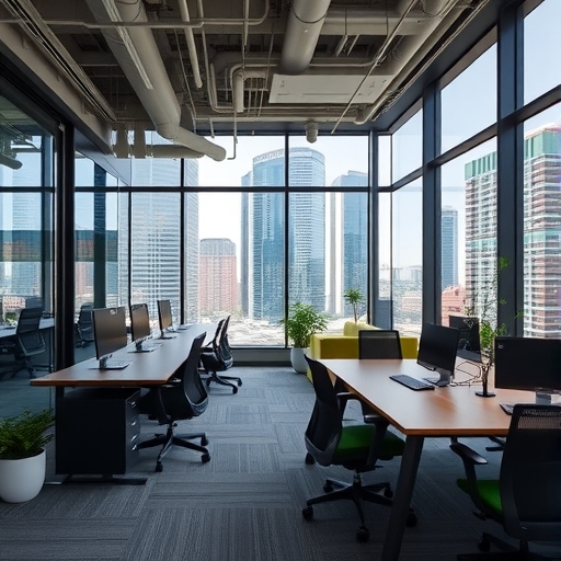 NVIDIA投資的現代化辦公環境