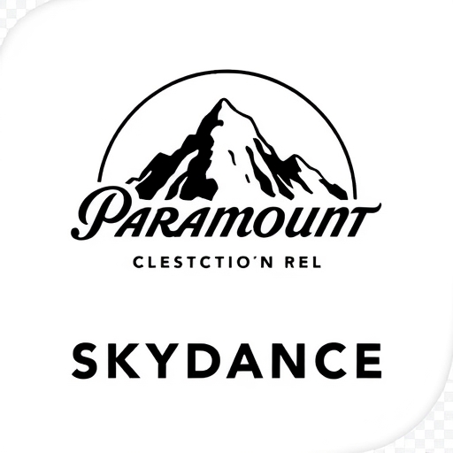 派拉蒙與天空之舞標誌合併示意圖