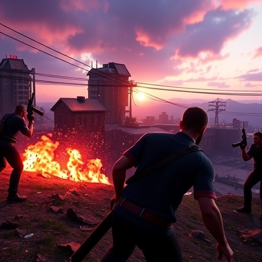 一位男子正在街頭交易股票