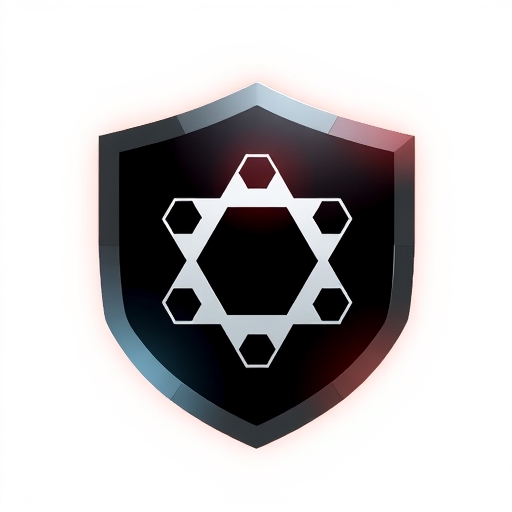 Plex標誌在數位盾牌中