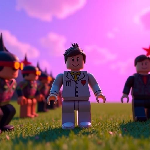 Roblox AI 生成工具應用示意圖