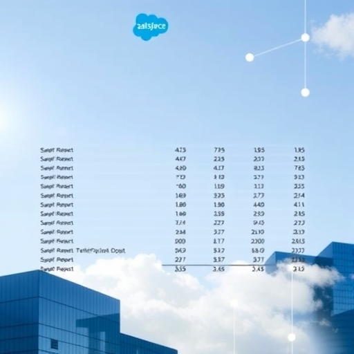 Salesforce人工智慧營收成效圖表