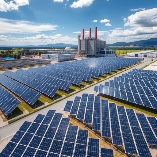 台積電工廠配備太陽能板