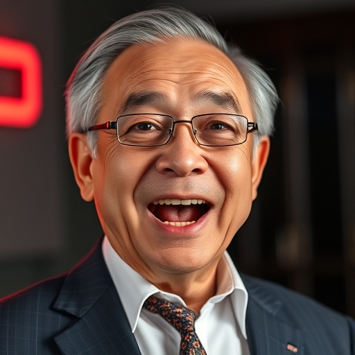 台積電創辦人張忠謀先生感到興奮的場景