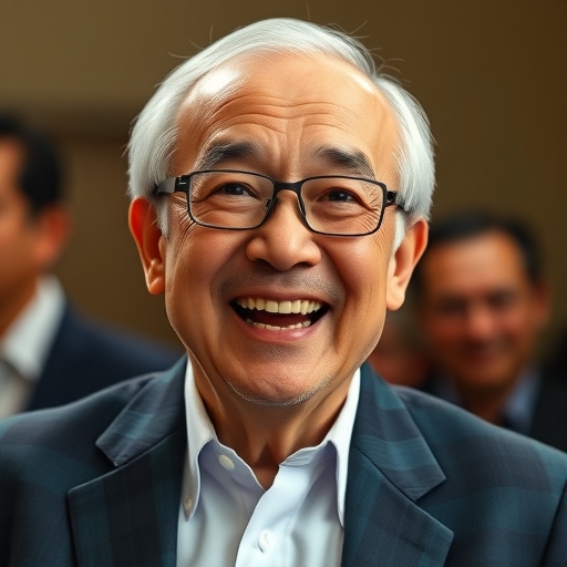 張忠謀先生在台積電運動會上的參與