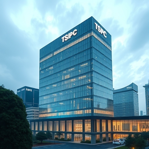 台積電總部內部高科技設備展示