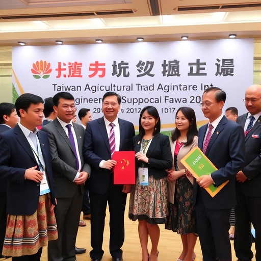 台灣農業貿易代表在美國簽署合約