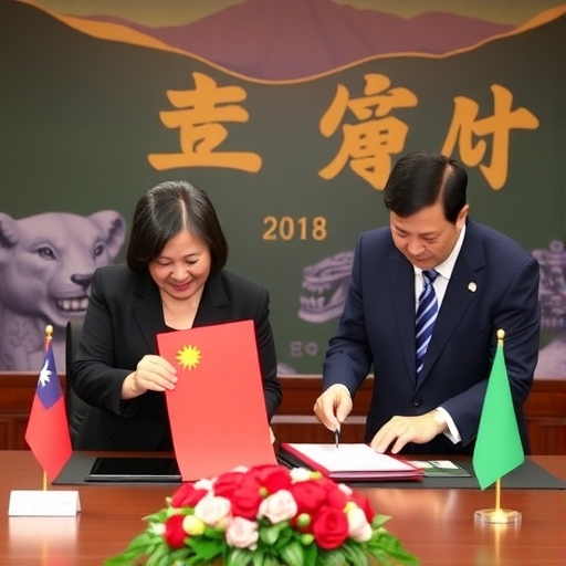農業部長在美國國會簽署文件