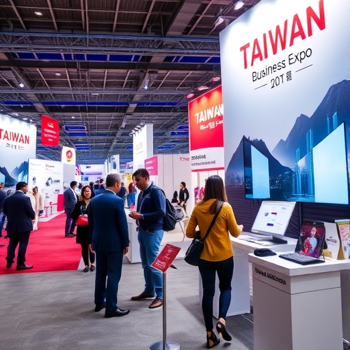 台灣企業在印度展覽會上的展示
