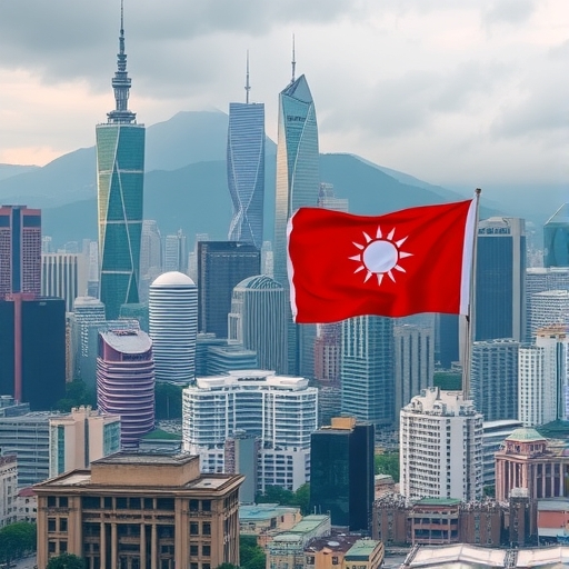 一位男子正在街頭交易股票