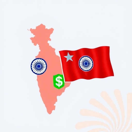 台灣與印度經濟合作示意圖