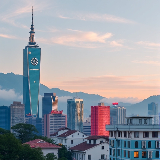 台灣與南韓的貿易逆差圖表
