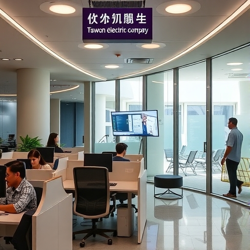 台電公司內部會議場景