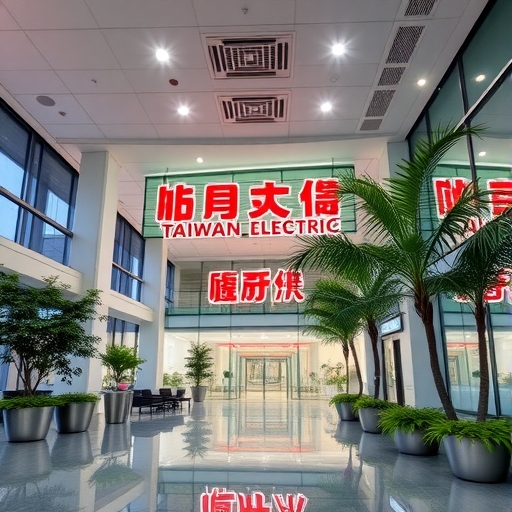 台電公司員工在辦公室工作