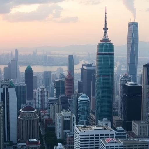 一位男子正在街頭交易股票