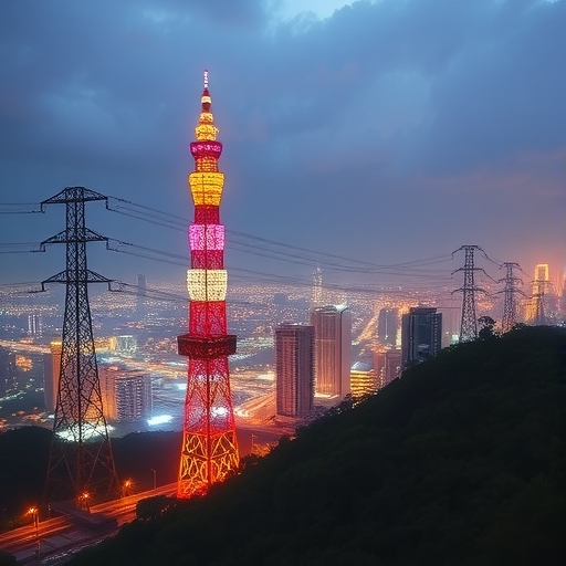 台灣電力網路概念圖