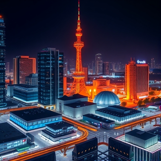 台灣半導體工廠建設現場
