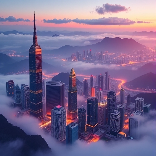 台灣半導體工廠內部