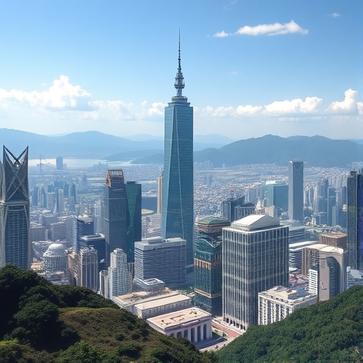 台灣晶片製造廠景觀