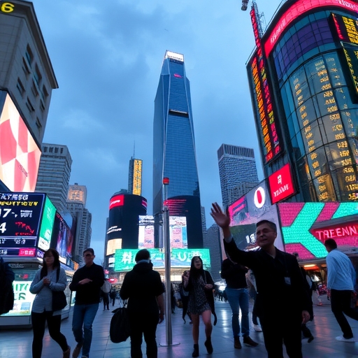 一位女子在電腦前分析股票圖表