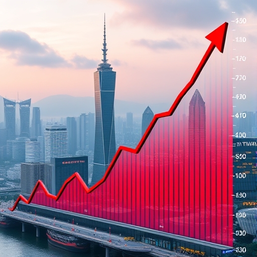 一位男子正在街頭交易股票