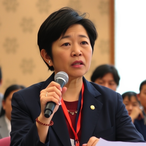 高市早苗在政治場合發言