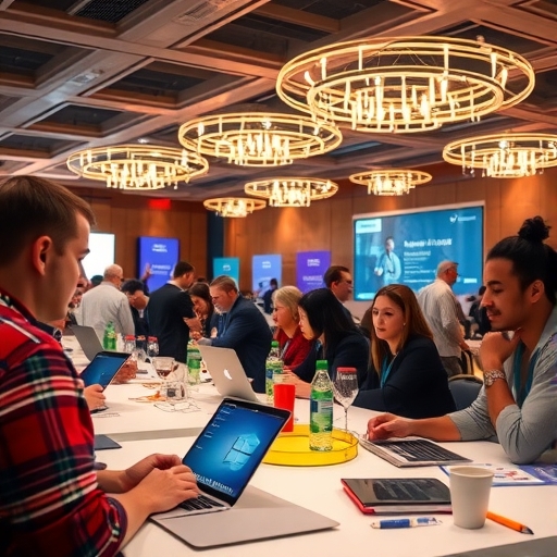 一位男子正在街頭交易股票