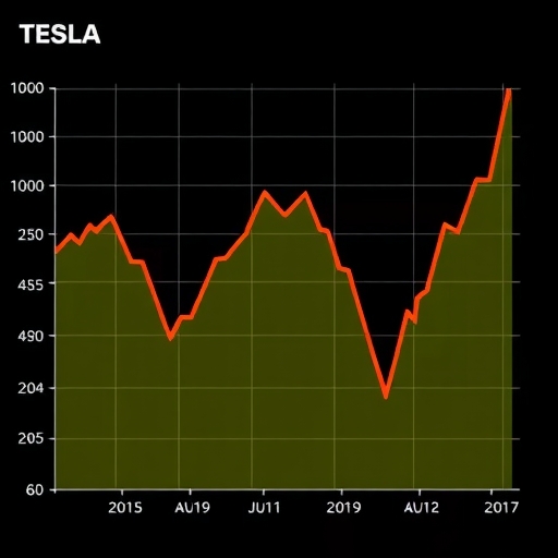 特斯拉股價下跌圖表四