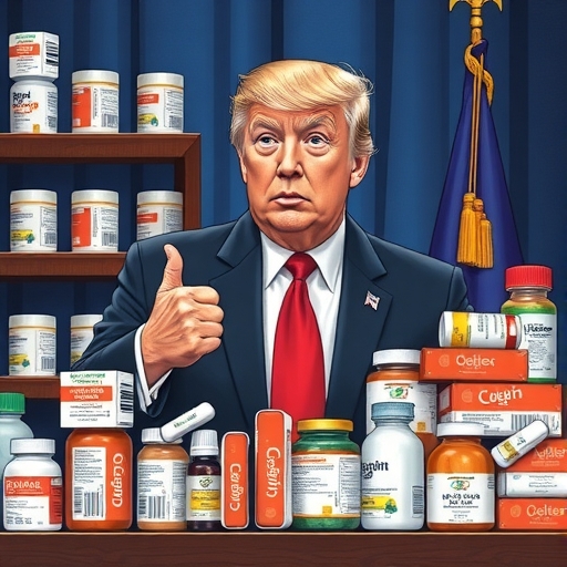 川普總統宣布藥品關稅