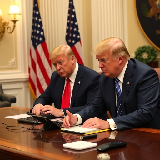 川普與科技巨頭會面進行中